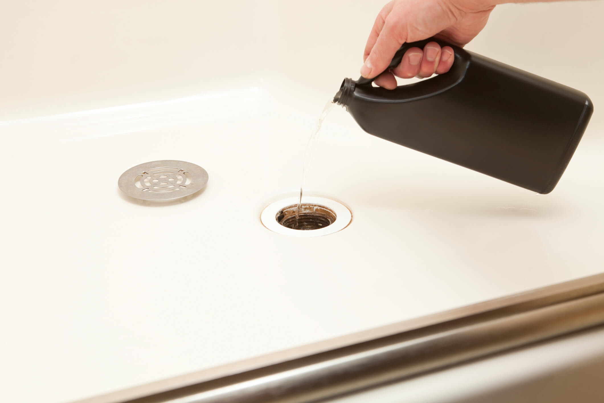 The Dangers of Liquid Drain Cleaner - Ranger Plumbing & Heating, Inc.